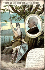 AK FÜRST OTTO VON BISMARCK KANZLER DES DEUTSCHEN REICHES COL. 2 BILD 1901