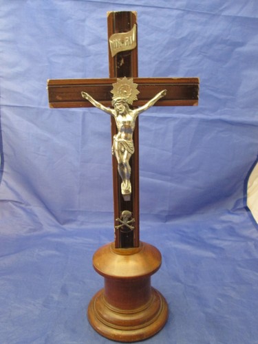 Altes standkreuz kruzifix holz - altes,