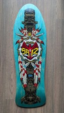 Powell Peralta Skateboard Steve Saiz Totem Reissue Stained Green