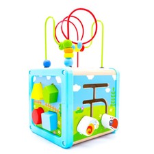 Holz Motorik Würfel PlayCube