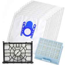 10 Staubsaugerbeutel und 2