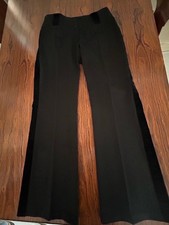 Smokinghose Festlich Abendmode Gr 36 Hallhuber Schwarz Mit Samtstreifen