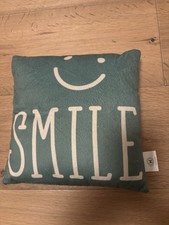 Kissen 25x25 mint „smile“