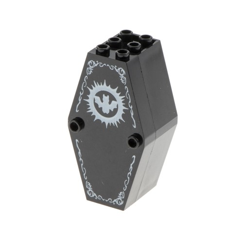 Lego sarg box 3x4x6 - 1x, schwarz