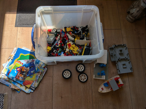 Kiste legosteine 70er - 1,
