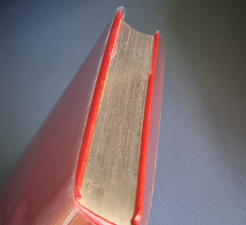 Luxusausgabe rotes leder - rotes,
