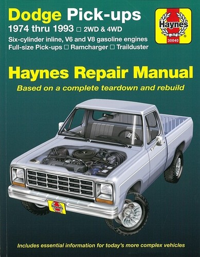 Haynes handbuch dodge pick - haynes, handbuch: