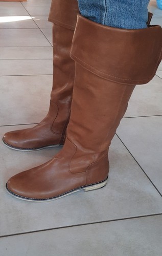 Buffalo damen leder stiefel - leder,