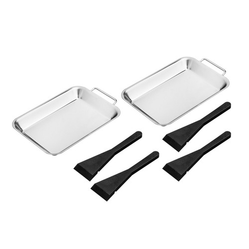 Grillpfanne edelstahl 2er set - grillpfanne,