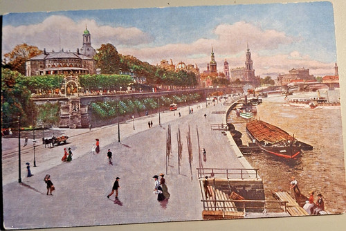 Alte künstlerkarte dresden - ak,