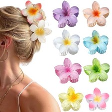 Blumen Haarklammer,8 Stück