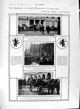 Alter antiker Druck 1901