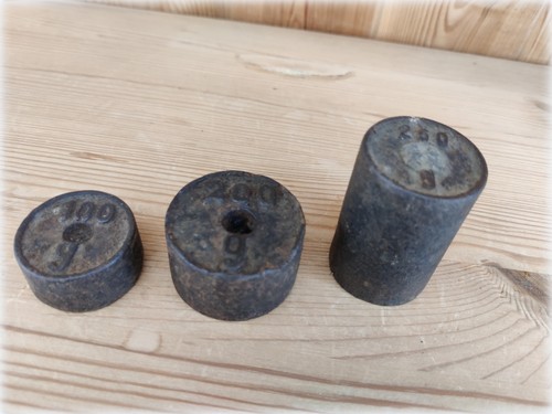 3er set gewichte 250 - 3er,