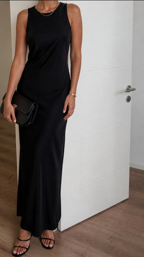 Maxikleid schwarz - h&m,