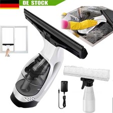 Akku Fensterputzer Fenstersauger Fensterreiniger Sprühflasche Wischer Fenster DE