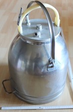 milch melk maschine metall eimer tw edelstahl kanne alt behälter top garten deko