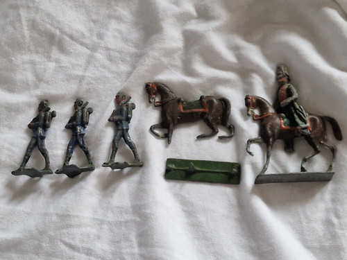 Konvolut alte zinnfiguren - konvolut,