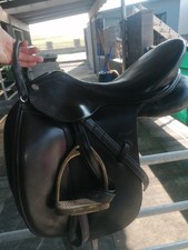 Dressursattel Gerloc Genius 17 5 Schwarz Schwarz