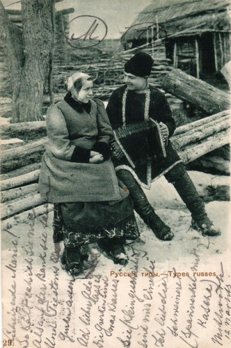 Russland types russes - russes",, mann