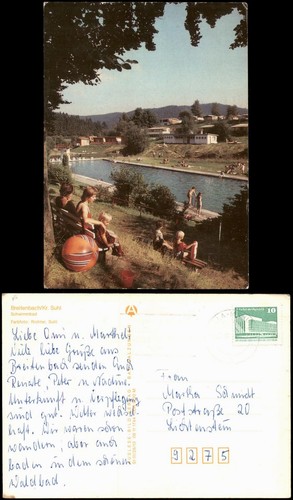 Ansichtskarte breitenbach suhl - ansichtskarte, breitenbach-suhl