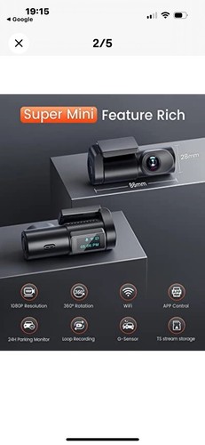 Dashcam auto vorne wifi - dashcam,