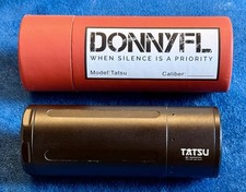 DonnyFL TATSU Schalldämpfer f. PCP Waffen cal .177 & .22 UNF 1/2“ fast Neu