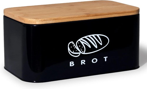 Brotkasten retro metall 30cm - retro,
