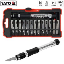 Präzisionsmesser Skalpell Messer Set Profi 14-tlg Cutter Satz Basteln Modellbau