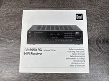 Dual CR 5950 RC HiFi Receiver