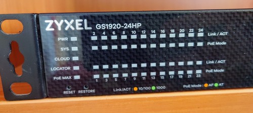 Zyxel gs1920 24hpv2 port - zyxel, 24-port
