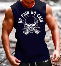 Tigerwear Bodybuilding Herren Freizeit Tank Top aus Baumwolle für Fitnessstudio