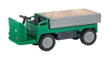 Busch 210009331 E-Karre Balkancar mit Kiesladung, Grün, 1:87 / Spur H0