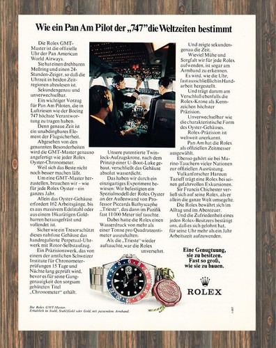 Rolex gmt master reklame - gmt-master,