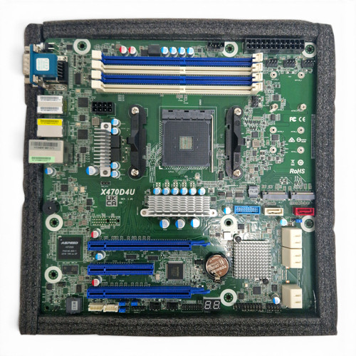 Asrock rack x470d4u server - rack,