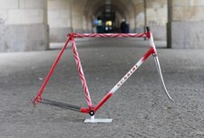 Chesini Olympiade Frame / 58 cm / Red x Blue / Columbus Aelle OR Campagnolo Uno