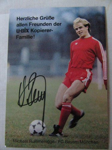 Michael rummenigge signiert - ##,