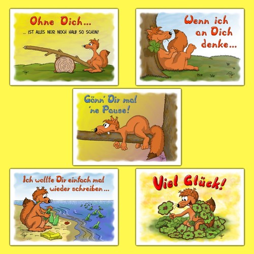 100 witzige grußkarten - witzige,