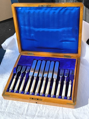Vorspeisenbesteckset 925 - ,