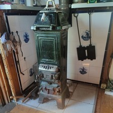 Kaminofen, Ofen antik, Kanonenofen -Jugendstil- Belle E`poque - Stubenofen 