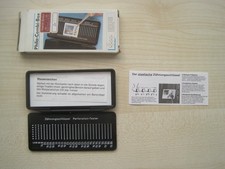 Zähnungsschlüssel Perforation-Tester Phila-Combi-Box Lindner Wasserzeichen Finde