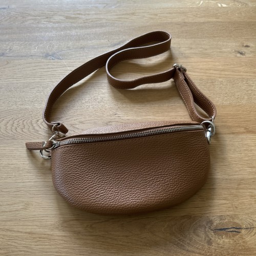 Genuine leather bauchtasche - genuine,