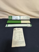 70er Jahre Faber-Castell D-Stab 52/82 Rechenstab Rechenschieber in OVP