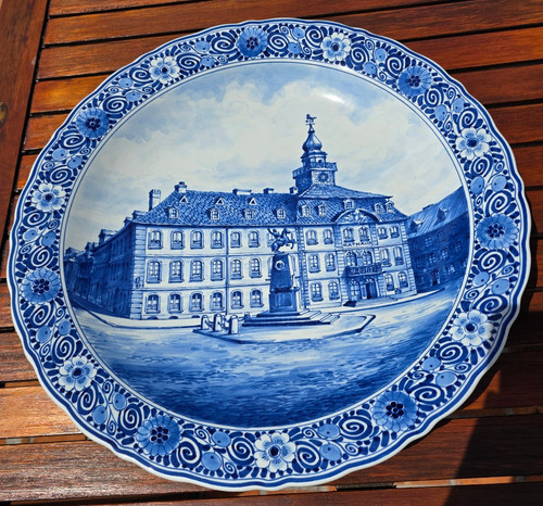 Delfter blau prunkteller royal - blau,