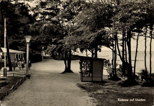 Ostseebad koserow auf - ak,
