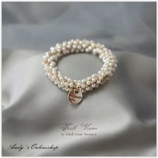 Perlen Haarklammer Haarspange