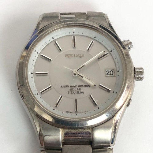 Seiko funkuhr solar titan - funkuhr, 37