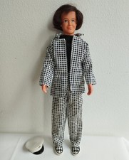 VINTAGE RAR DDR KEN PETRA PLASTY FREUND FRED STAR MIT HAAREN ALTE KLEIDUNG 70ER