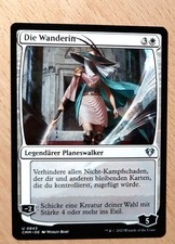 Mtg Magic: Die Wanderin / The Wanderer, PLANESWALKER, DEUTSCH 