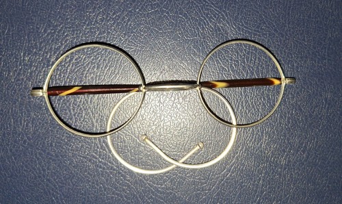 Antike nickelbrille mit - antike,