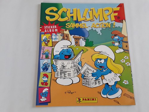 Panini schlumpf sammel - schlumpf, sammel-action